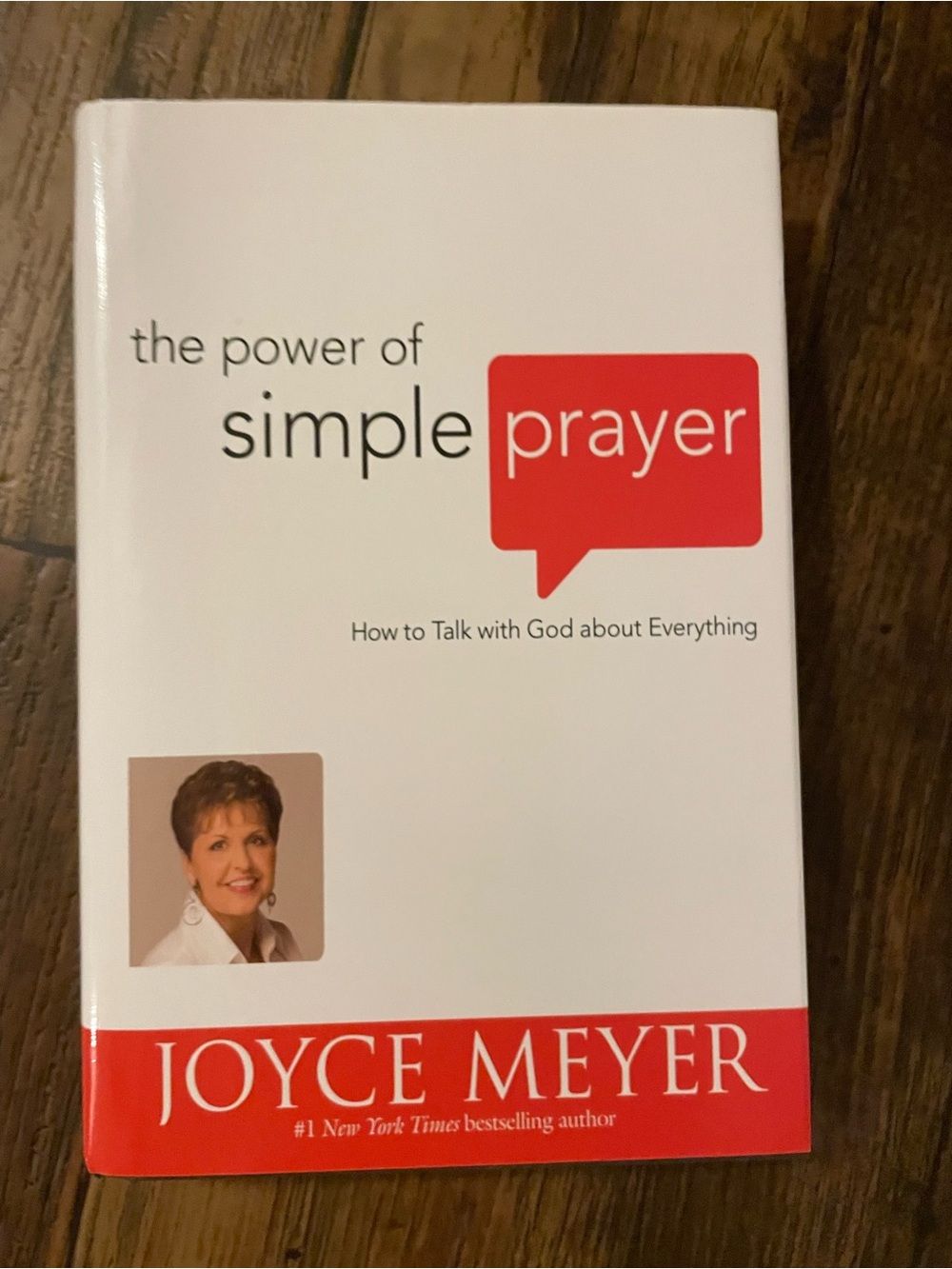 hardcover “The Power of Simple Prayer” by Joyce Meyer